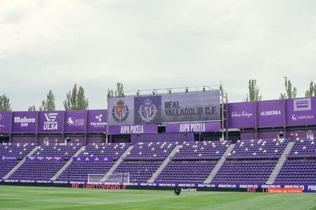 Fondo Sur del Estadio José Zorrilla.