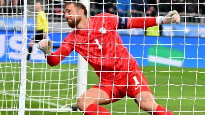 Jan Oblak, en un partido con Eslovenia (Foto: Cordon Press)