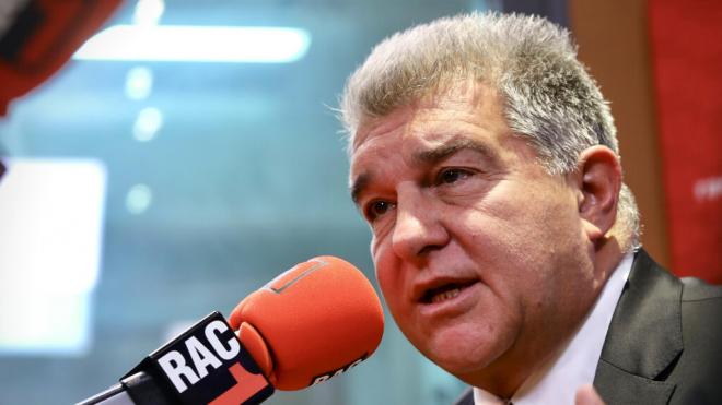 Joan Laporta ha hablado sobre la presencia de Xavi Hernández en el acto de Víctor Font (foto: RAC