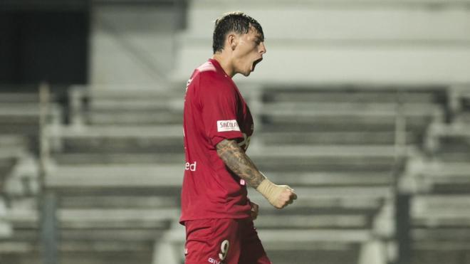 Jerónimo Dómina, delantero del Club Atlético Unión (Foto: @clubaunion).