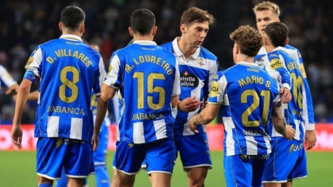 Jugadores del Deportivo de la Coruña (Europa Press)