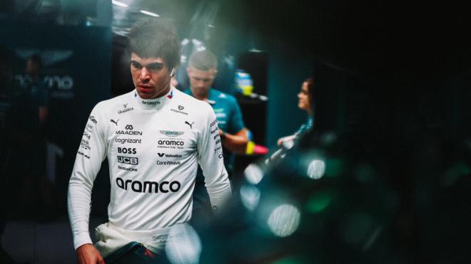 Lance Stroll, en el Gran Premio de Brasil (Foto: Aston Martin).