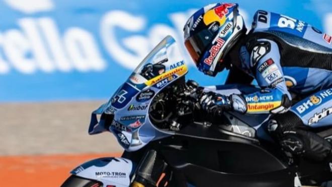 Álex Márquez, en los test de Valencia (Foto: Gresini Racing).