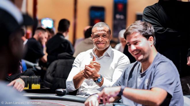 Julio Baptista en un evento de Winamax (Juan Lanzas)