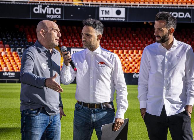 Julián Calero en Mestalla. (Foto: VCF)