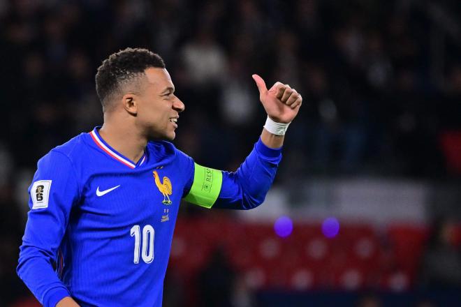 Kylian Mbappé con la selección francesa (Cordon Press)