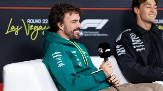 Fernando Alonso, en Las Vegas (Foto: Europa Press).