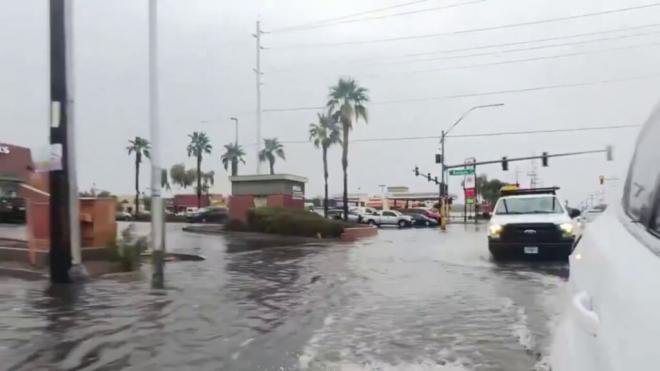 Las inundaciones en Las Vegas