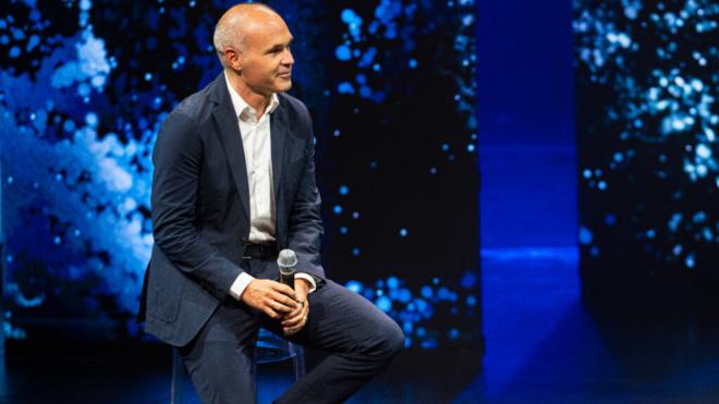 Andrés Iniesta durante la entrega de los Premios Princesa de Girona 2025 (Europa Press)