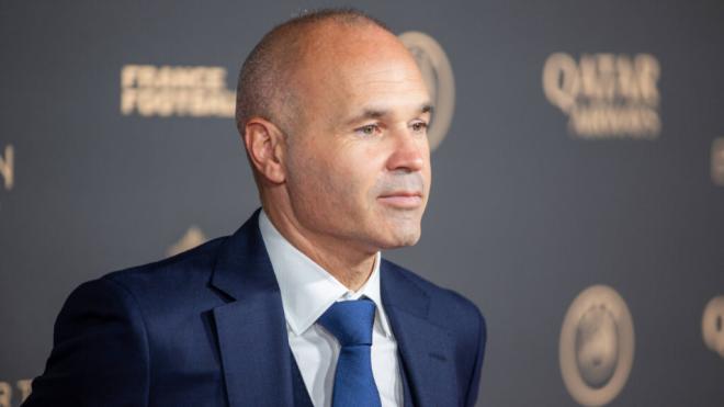 Andrés Iniesta en la gala del Balón de Oro (Cordon Press)