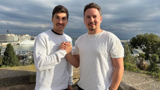Maverick Viñales y Jorge Lorenzo, juntos para 2026 (Foto: @jorgelorenzo99).