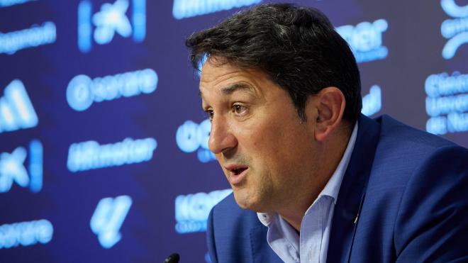 Braulio Vázquez, director deportivo de Osasuna (Foto: CA Osasuna).