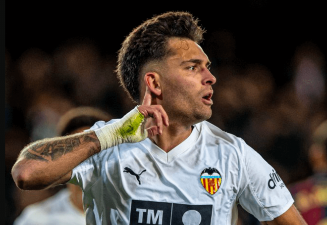 Gol de Hugo Duro en Mestalla (Foto: VCF)