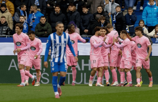 Celebración del gol de Iago Aspas al Alavés (Foto: LaLiga).