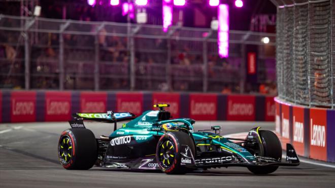 Fernando Alonso, en Las Vegas (Foto: Europa Press).