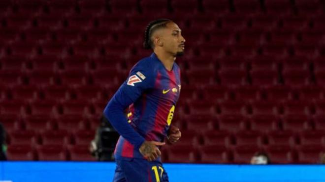 Raphinha tiene un duro rival para el extremo zurdo en Ferran Torres (foto: LALIGA).