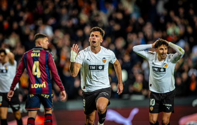 Gol de Hugo Duro ante el Levante (Foto: VCF)