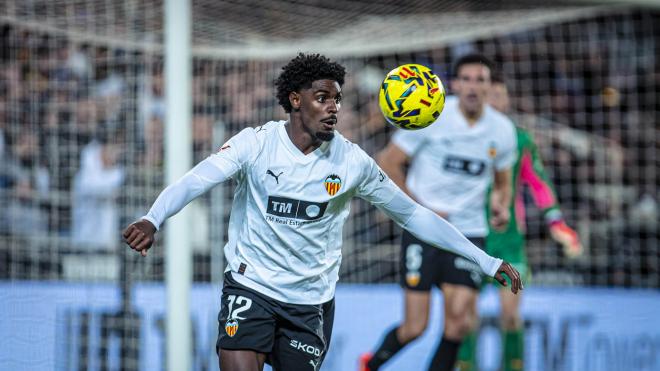 Thierry Rendall ante el Levante UD (Foto: VCF)