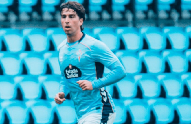 Hugo González en Balaídos (Foto: Celta).
