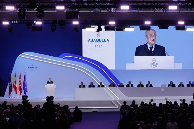 Florentino Pérez en la Asamblea General Ordinaria (Foto: Europa Press)