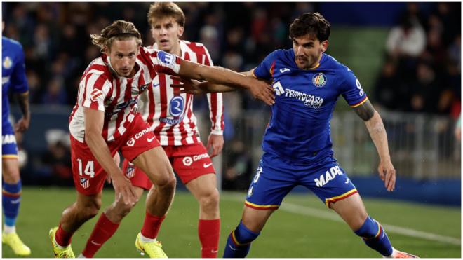 Marcos Llorente y Arambarri, en el Getafe - Atlético de Madrid. (EFE)