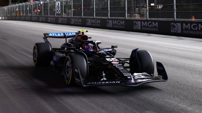 Carlos Sainz, en Las Vegas (Foto: Williams Racing).