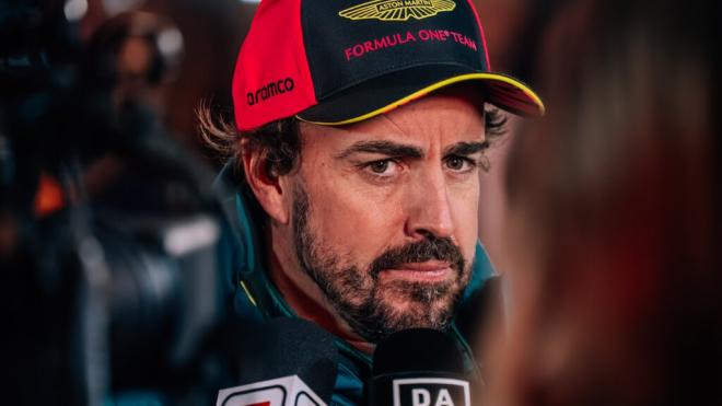 Fernando Alonso, en Las Vegas (Foto: Aston Martin).