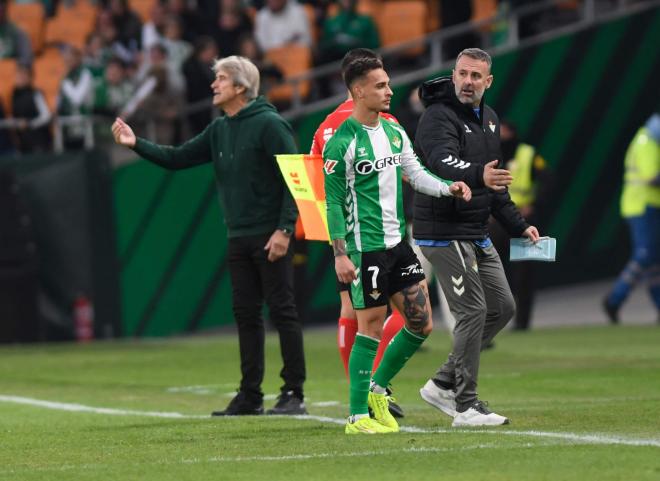 Antony, expulsado ante el Girona (Foto: Kiko Hurtado).