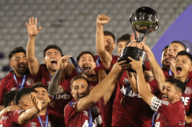 Lanús, de Mauricio Pellegrino, campeón de la Sudamericana (Foto: EFE)