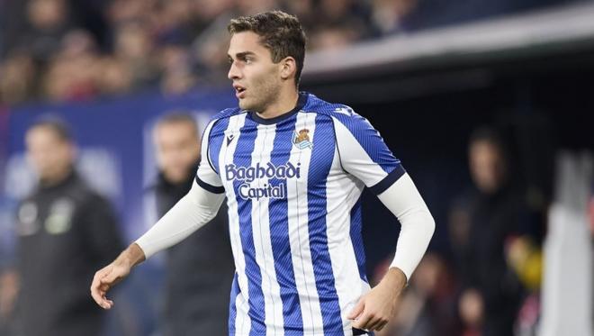 Arsen Zakharyan, en el Osasuna-Real Sociedad (Foto: Europa Press).