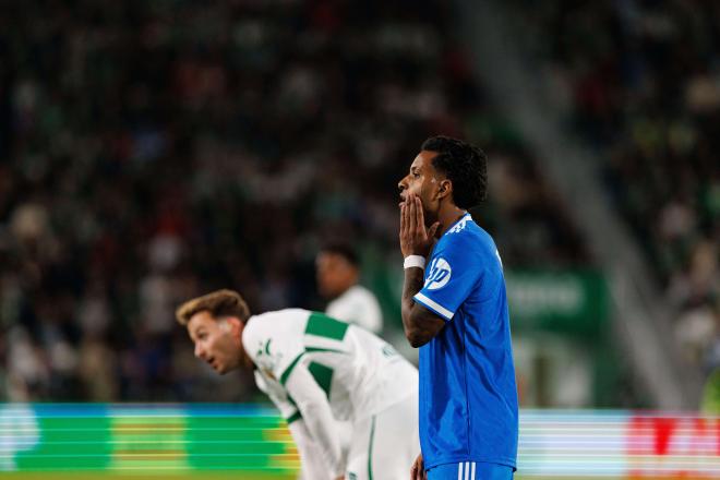 Rodrygo en el partido ante el Elche (Cordon Press)