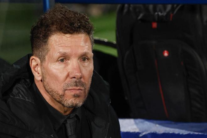 Simeone en el banquillo de Getafe (Cordon Press)