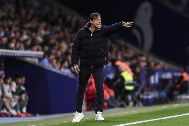 Matías Almeyda, en el Espanyol-Sevilla (Foto: Cordon Press).