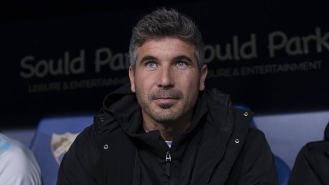 Juan Funes, en su debut con el Málaga CF (Foto: MCF).