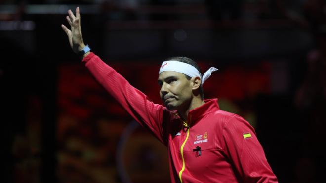 Rafa Nadal en su despedida en la Copa Davis (Fuente: Cordon Press)