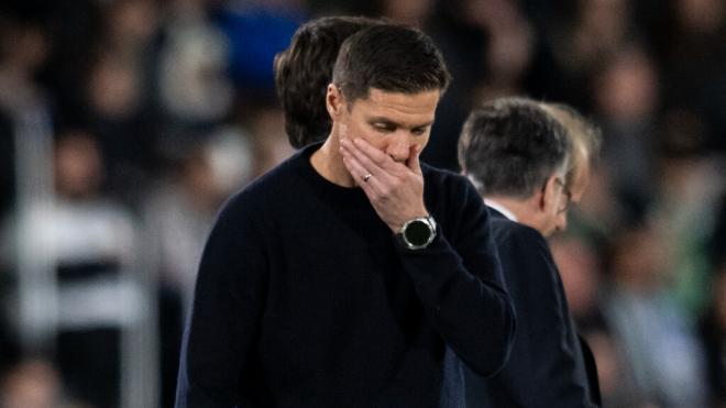 Xabi Alonso durante el partido contra el Elche (Fuente: Europa Press)