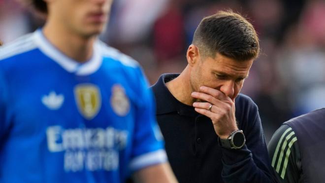 Xabi Alonso tras el empate contra el Elche (Fuente: Cordon Press)