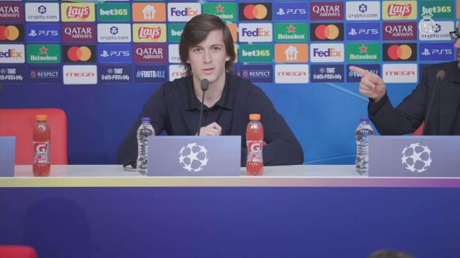 Álvaro Carreras en sala de prensa. (Foto: RMTV)