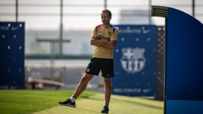 Julio Tous, jefe de la preparación física del primer equipo del FC Barcelona (FCB)