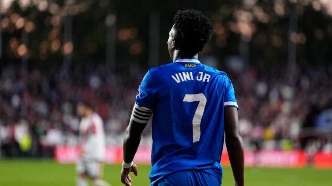 Vinicius en Vallecas (Europa Press)