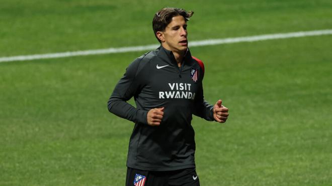 Giuliano Simeone durante el entrenamiento del Atlético de Madrid (Fuente: Europa Press)