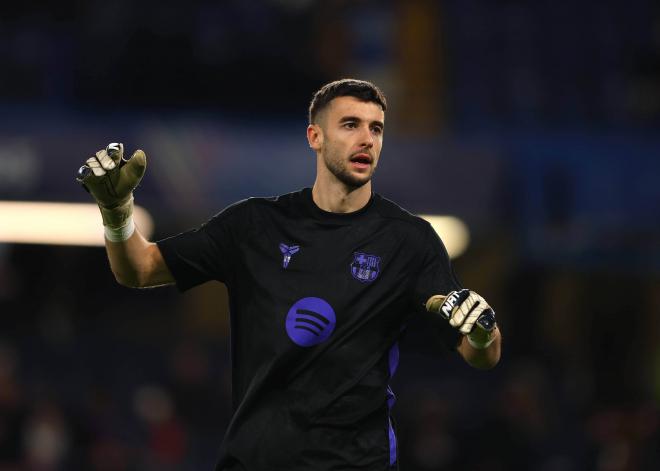 Joan García, en el Chelsea-Barça (Foto: Cordon Press).