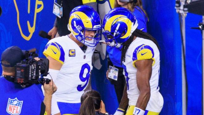 El recital de los Rams ante los Bucaneers bajo la comandancia de Stafford (Imagen: CordonPress).