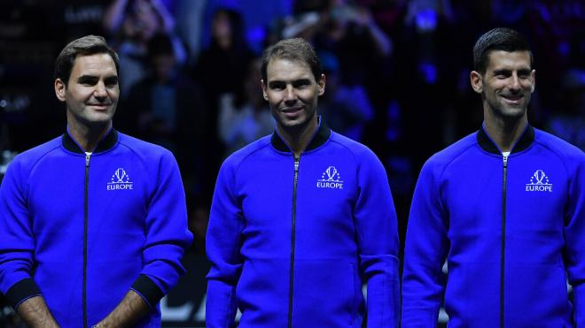 Roger Federer, Rafa Nadal y Novak Djokovic (Fuente: Cordon Press)