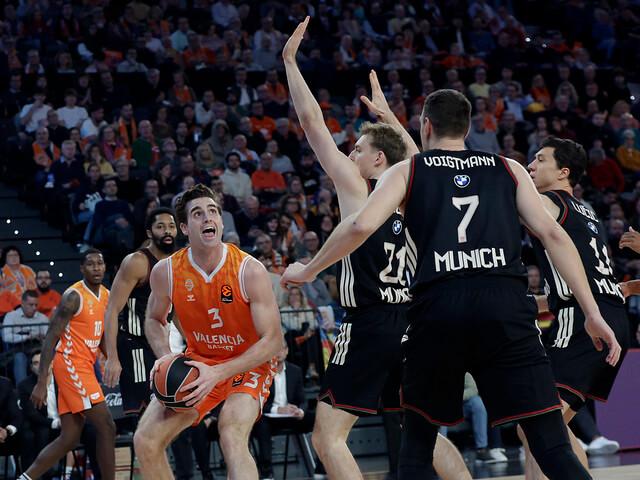 Valencia Basket arrasa al Bayern y suma su octava victoria en la Euroliga (Foto: Polo)