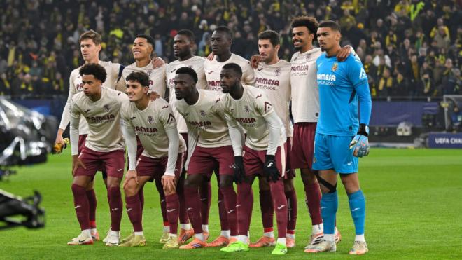 El once del Villarreal contra el Borussia Dortmund (Fuente: Cordon Press)