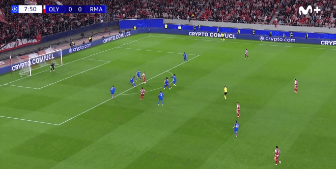 Gol de Chiquinho al Madrid. (Foto: Movistar Plus)