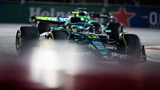 Fernando Alonso, en Las Vegas (Foto: Europa Press).