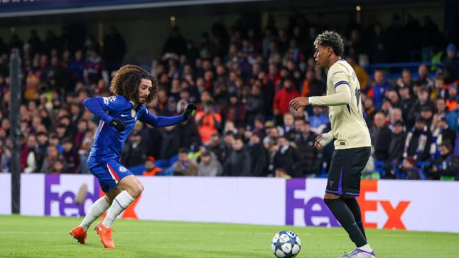 Lamine Yamal en una acción ante Cucurella (Foto: Cordon Press)