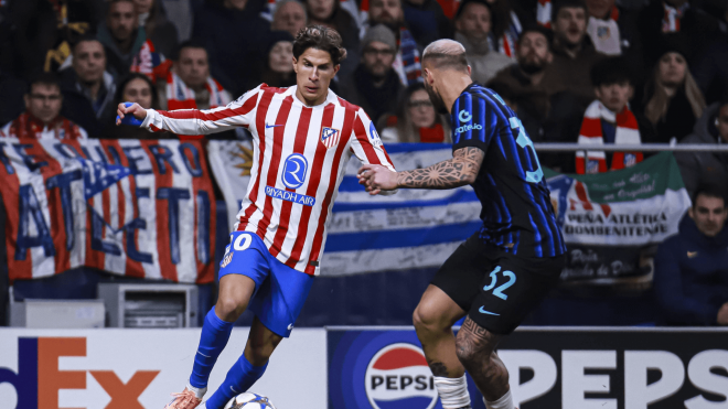 Giuliano, en el Atlético-Inter (Foto: Cordon Press).